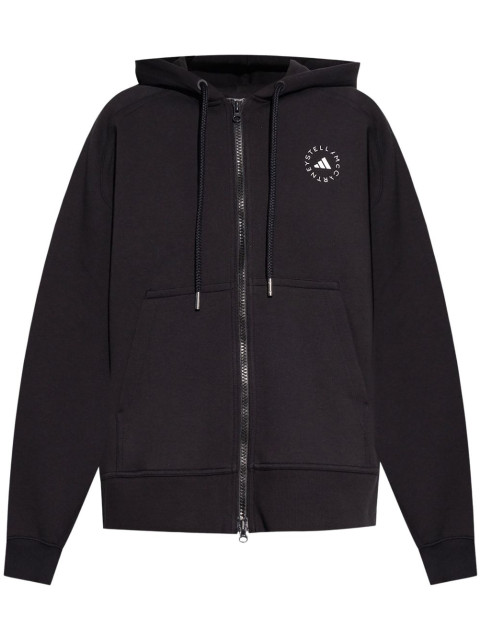 [Adidas By Stella McCartney] Hoodie FW26 JF6337BLACK/WHITE