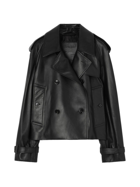 [Burberry] Leather Jacket FW26 8127296 MAYFAIR LT A1189