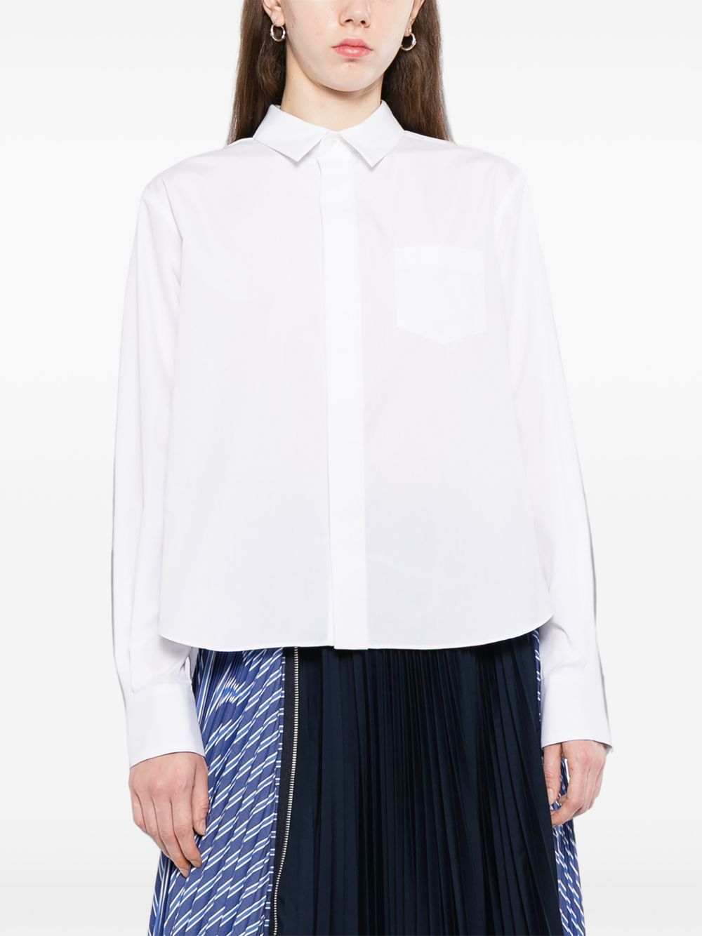 [Sacai] Shirts Long Sleeve FW26 SCW-365101