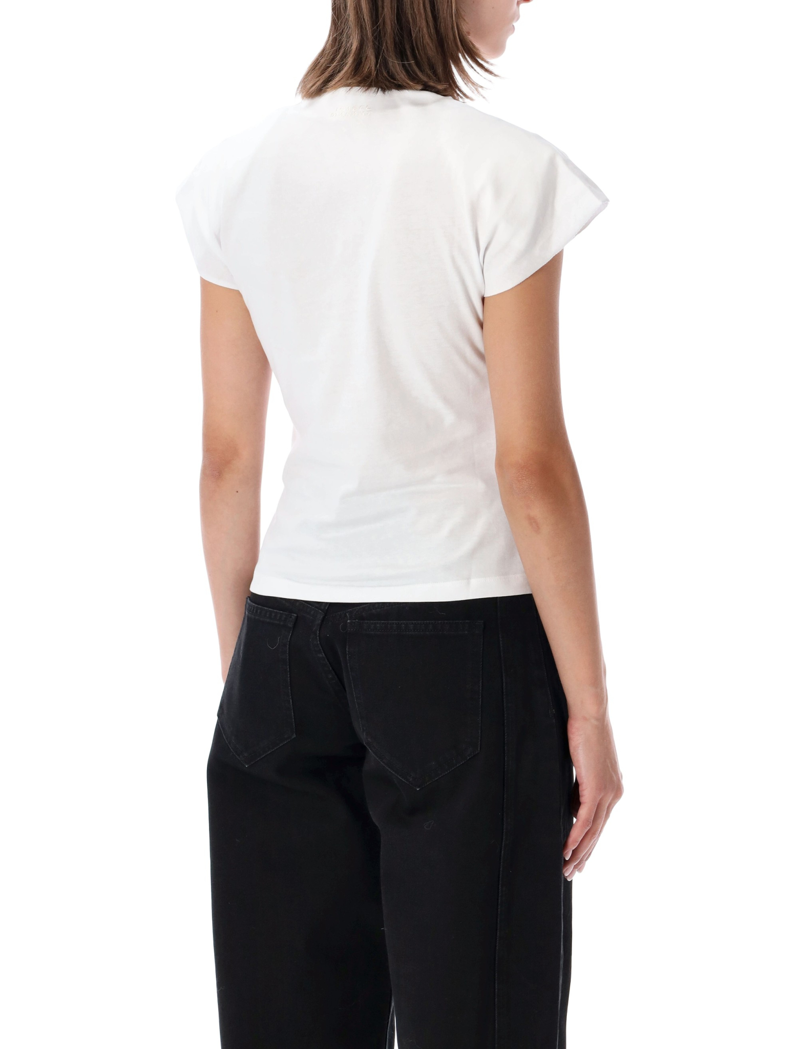[Marant Etoile] T-shirts Short Sleeve FW26 TS0341FAA1N41I20WH