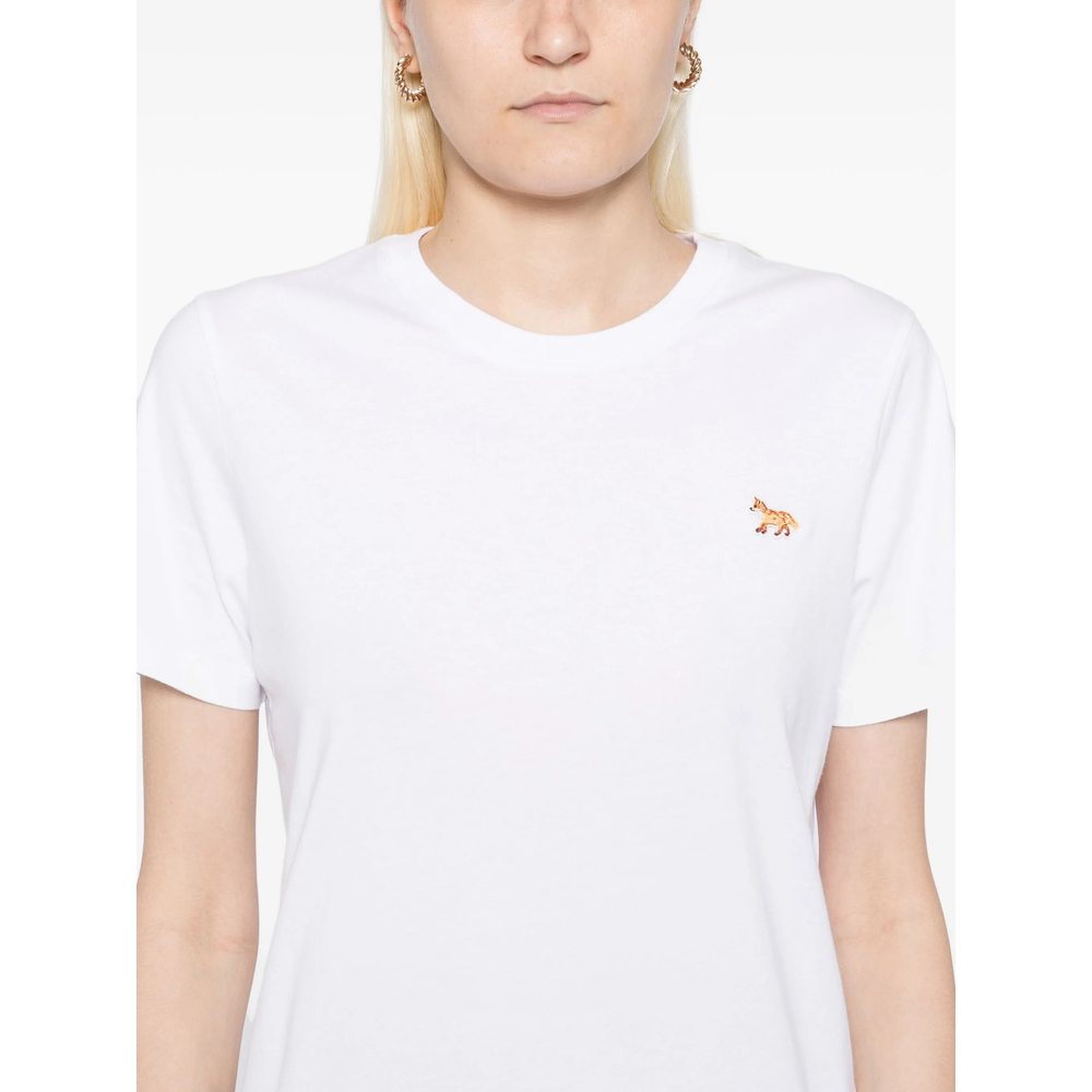 [MAISON KITSUNE] T-shirts Short Sleeve FW26 PW00115KJ7026  WHITE