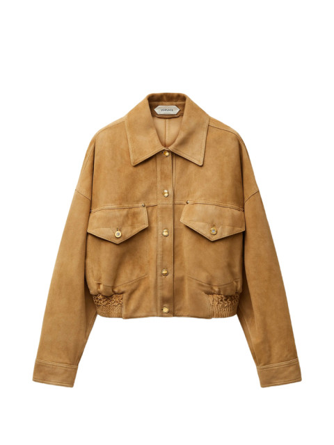 [Versace] Leather Jacket FW26 1A18380 1025704 1K230
