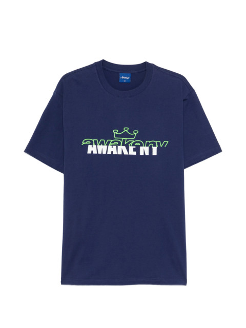 [Awake] T-shirts Short Sleeve SS26 TS009  NAVY