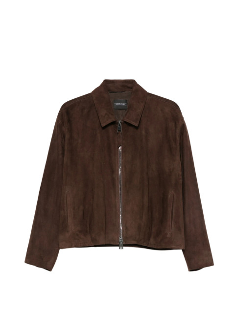 [SIMONETTA RAVIZZA] Leather Jacket SS26 S06JA409S1  MORO