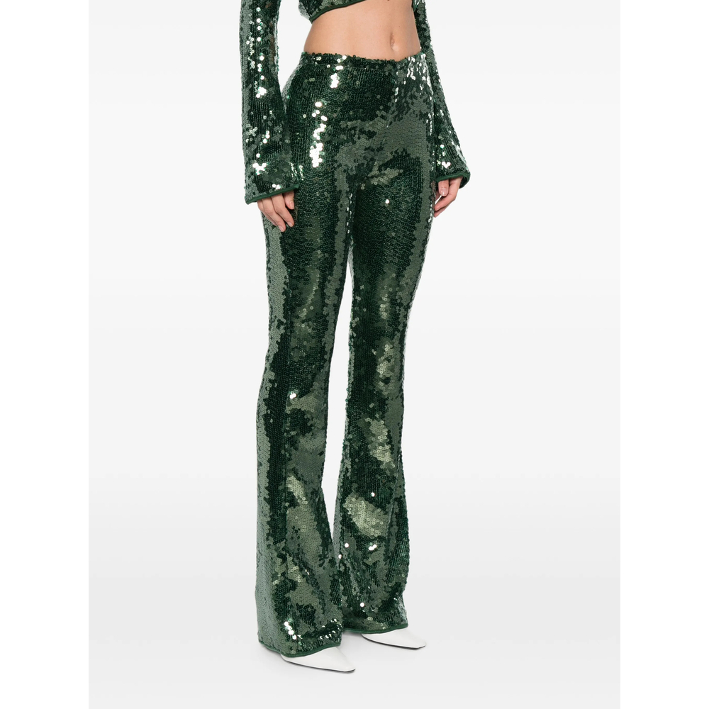 [OSEREE] Trousers SS26 MPS261 SEQUINS GREEN