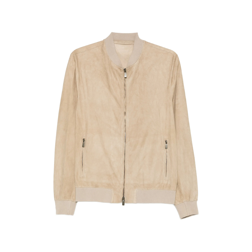 [Santoro] Leather Jacket SS26 50653-U  BEIGE