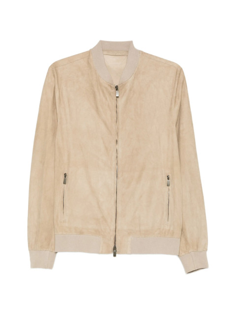 [Santoro] Leather Jacket SS26 50653-U  BEIGE