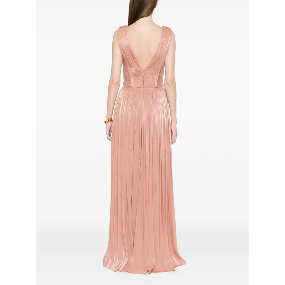 [COSTARELLOS] Sleeveless dress SS26 PS2616 LUREX GIOR POUDR