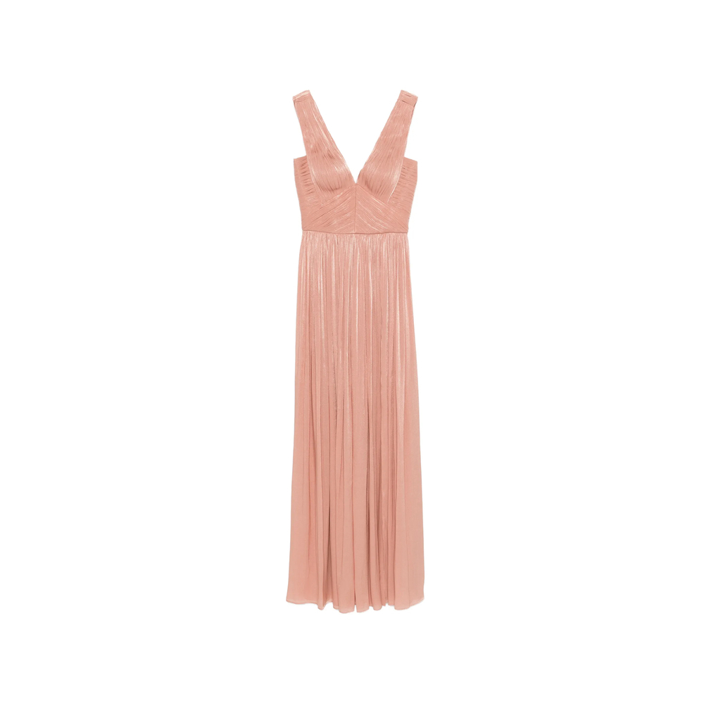 [COSTARELLOS] Sleeveless dress SS26 PS2616 LUREX GIOR POUDR