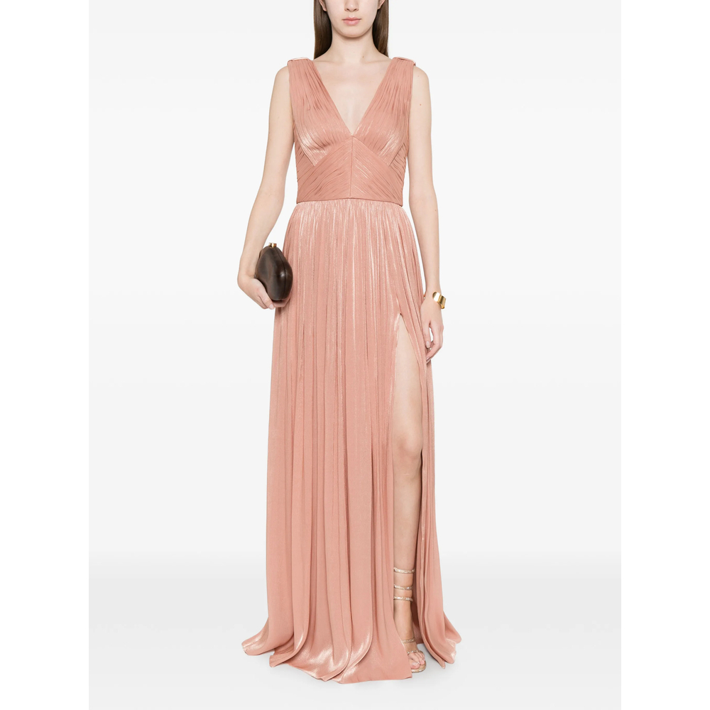 [COSTARELLOS] Sleeveless dress SS26 PS2616 LUREX GIOR POUDR