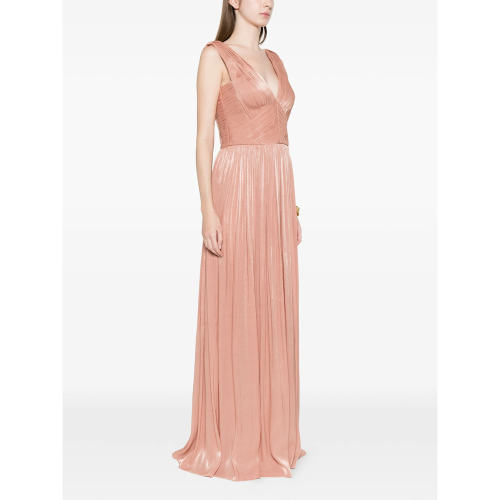 [COSTARELLOS] Sleeveless dress SS26 PS2616 LUREX GIOR POUDR