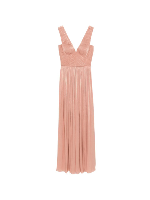[COSTARELLOS] Sleeveless dress SS26 PS2616 LUREX GIOR POUDR