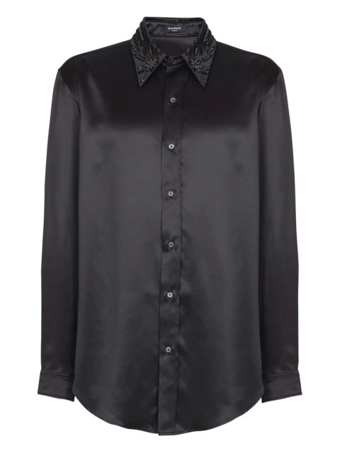 [Balmain] Shirts Long Sleeve SS26 GH1HS498 PD31 EAP