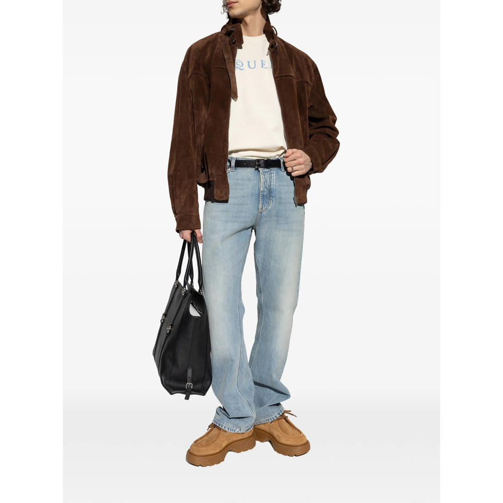 [Alexander McQueen] Leather Jacket SS26 857770 Q5AQ2 2023