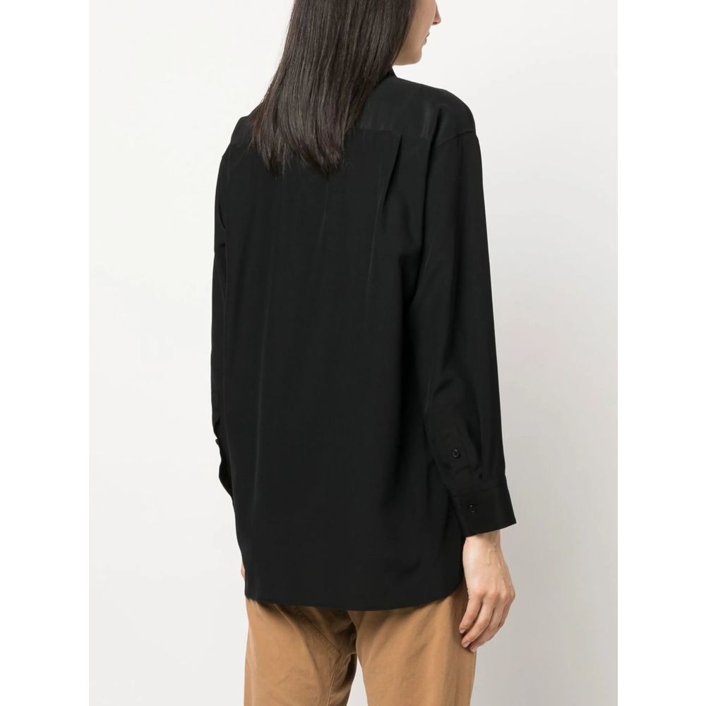 [Nili Lotan] Shirts Long Sleeve SS26 12004-W325 JULIEN BLACK