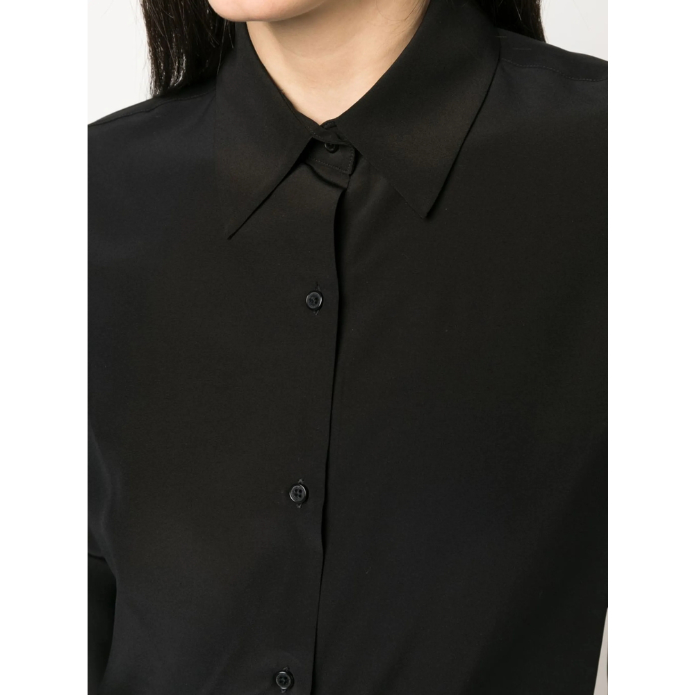 [Nili Lotan] Shirts Long Sleeve SS26 12004-W325 JULIEN BLACK
