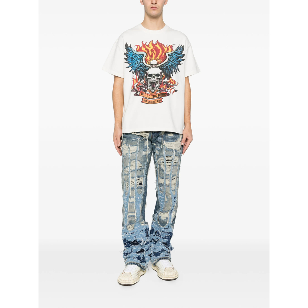 [Who Decides War] Jeans FW25 FLAME BORD DEN  DENIM