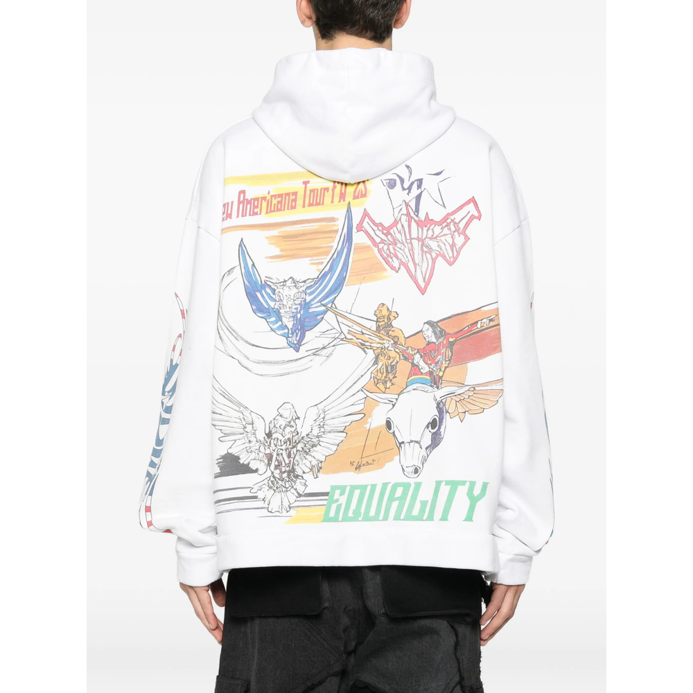 [Who Decides War] Hoodie FW25 LIBERTY HOODED  CLOUD
