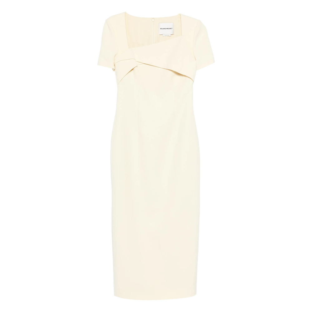 [Roland Mouret] Short sleeve dress SS26 038M-CP  YELLO