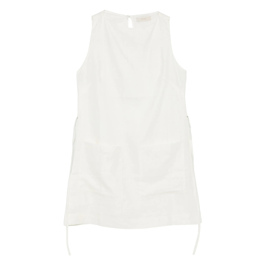 [Faithfull The Brand] Sleeveless dress SS26 FF4524-WHT ELENA MINI WHITE