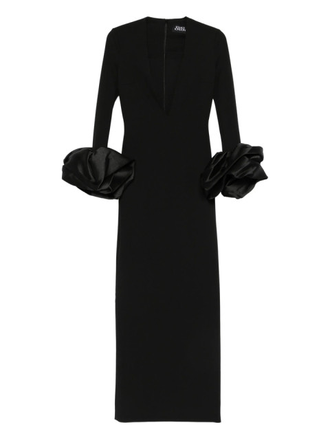 [Solace London] Long sleeve dress SS26 OS46050  BLACK