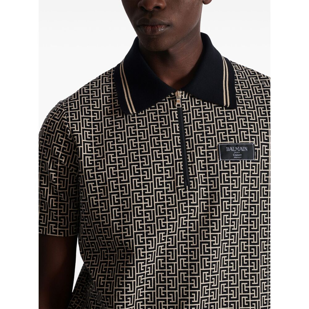[Balmain] Shirts Short Sleeve FW26 EH1GC027 BC90 GFE