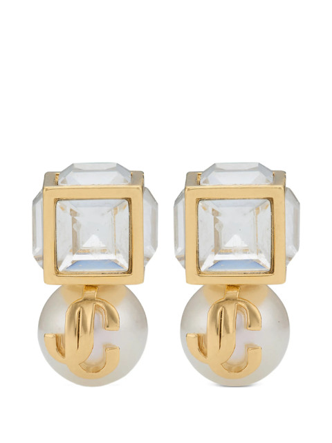 [Jimmy Choo] Earring FW26 JC PEARL CUBE FTA GOWCR