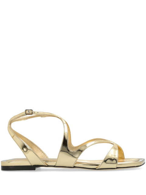 [Jimmy Choo] Sandals FW26 AYLA FLAT QUI GOLD