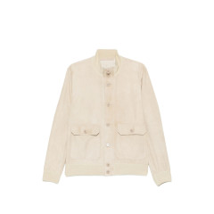 [Santoro] Leather Jacket SS26 50685-U  STONE