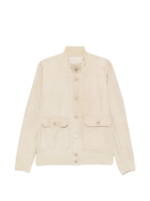 [Santoro] Leather Jacket SS26 50685-U  STONE