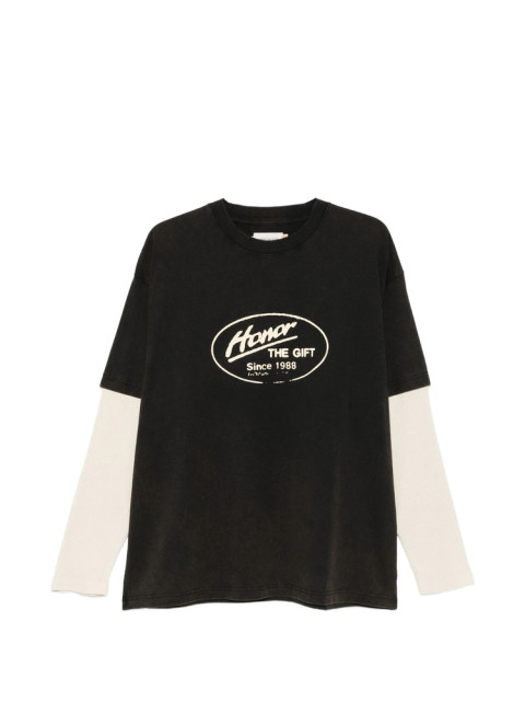 [Honor The Gift] T-shirts Long Sleeve SS26 HTG260198  BLACK