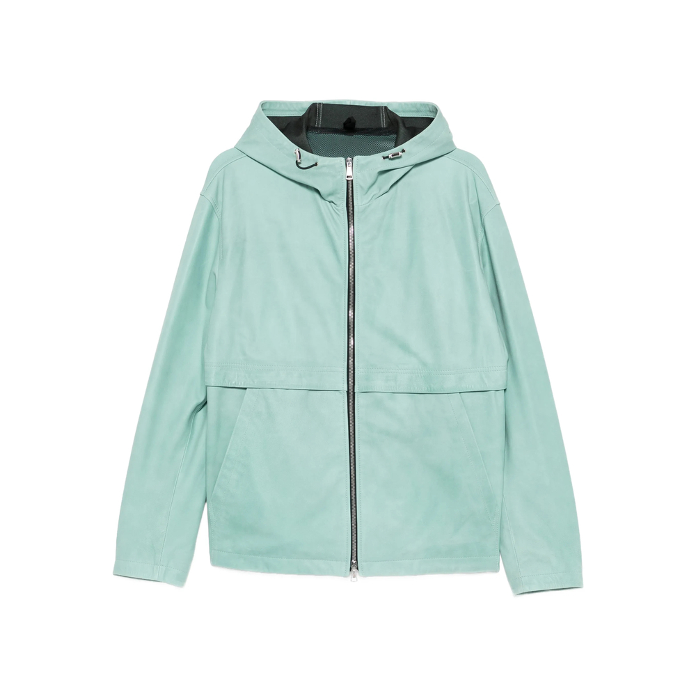 [TAGLIATORE] Leather Jacket SS26 CHE26-01 KAYV ACQUA