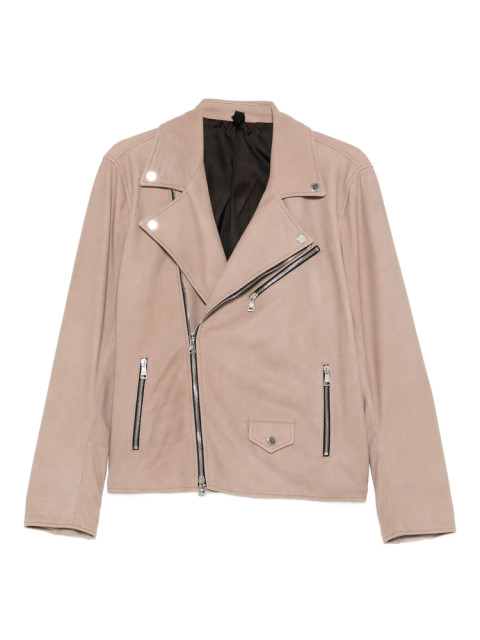 [TAGLIATORE] Leather Jacket SS26 CHE26-01 FRANKLIN TAUPE