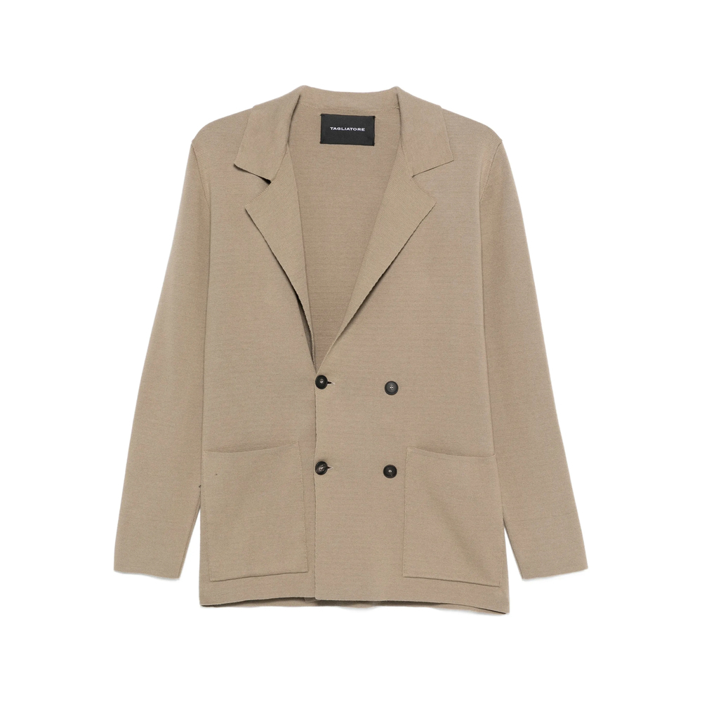 [TAGLIATORE] Cardigan SS26 PWE26-03 WILLY TAUPE