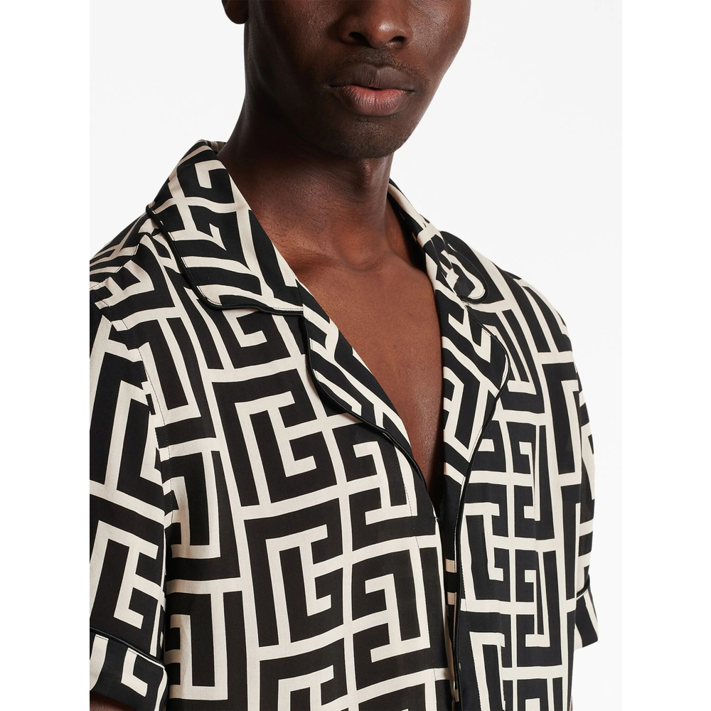 [Balmain] Shirts Short Sleeve SS26 FH1HN011 VD01 GFE