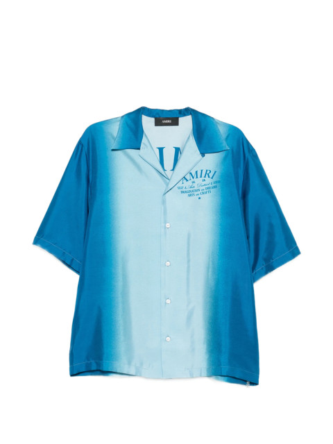 [Amiri] Shirts Short Sleeve FW26 AMTOSH1205  SAPPH