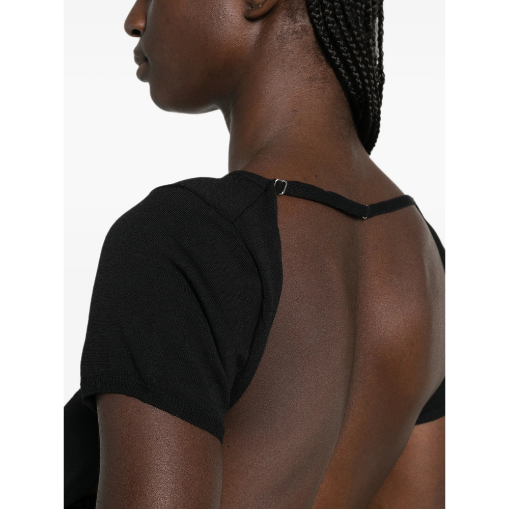 [Frankies Bikinis] Sleeveless dress FW26 20332KN  BLACK