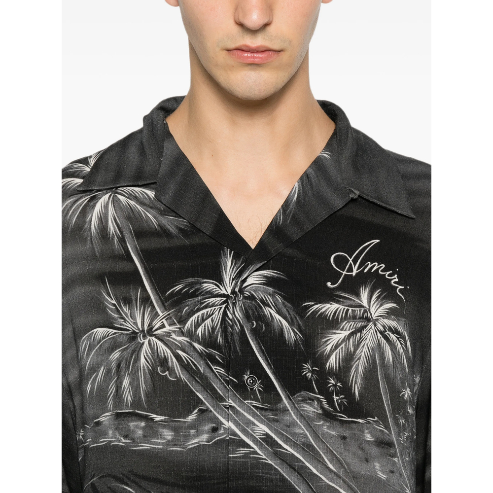 [Amiri] Shirts Short Sleeve FW26 AMTOSH1166  BLACK