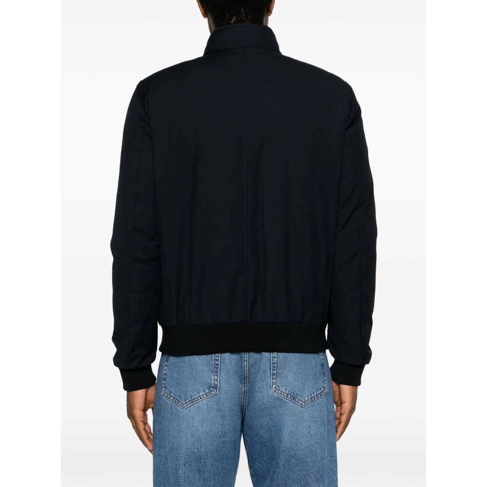 [Moorer] Bomber Jacket FW26 O100246 JANOS-PUM DKBLU