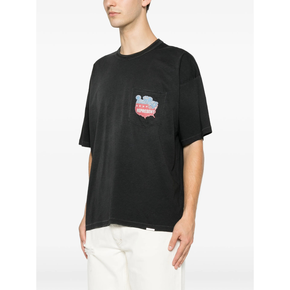 [Represent] T-shirts Short Sleeve FW26 MLM101221-04  BLACK