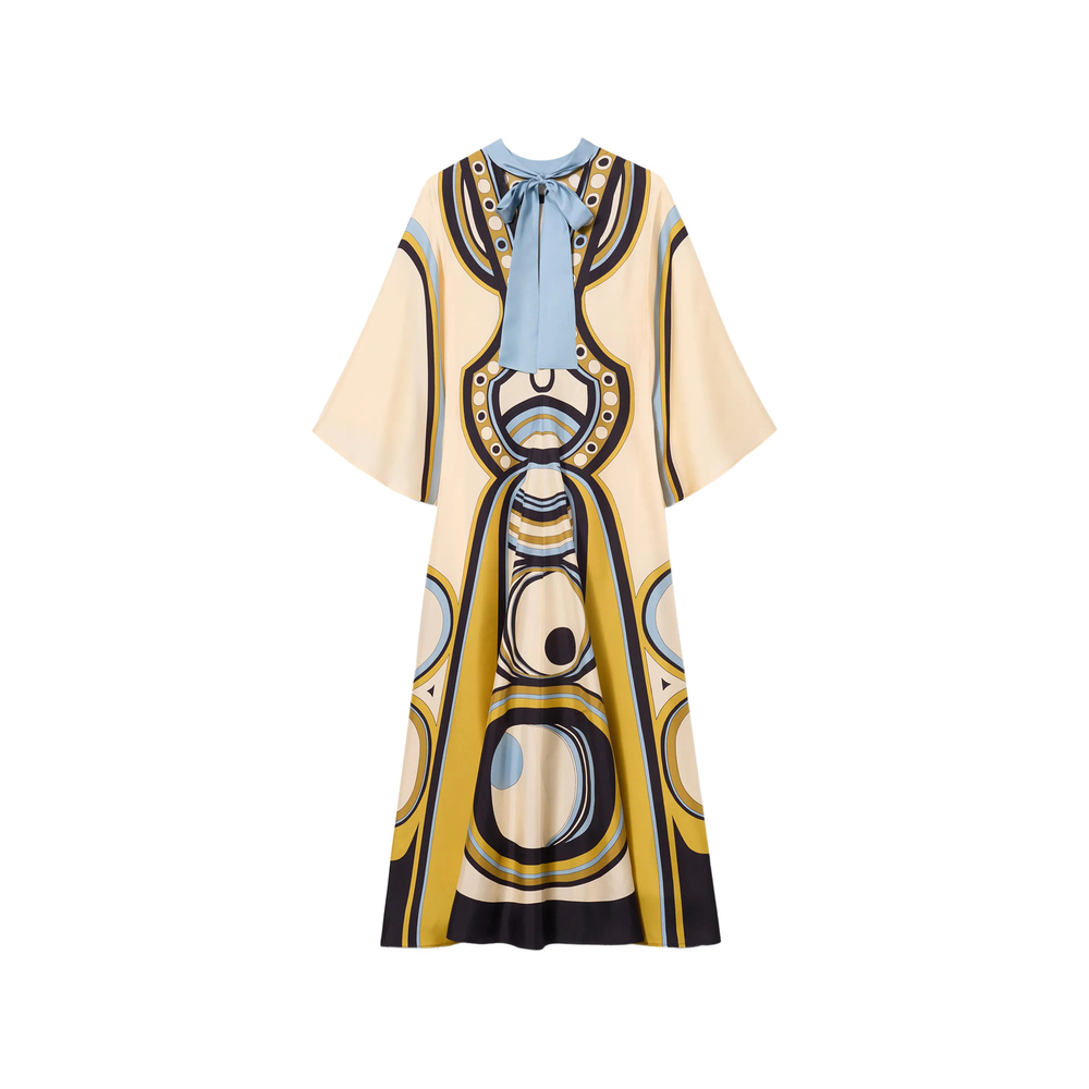 [La Double J] Long sleeve dress FW26 DRE0232 SIL006SAC0 WH04