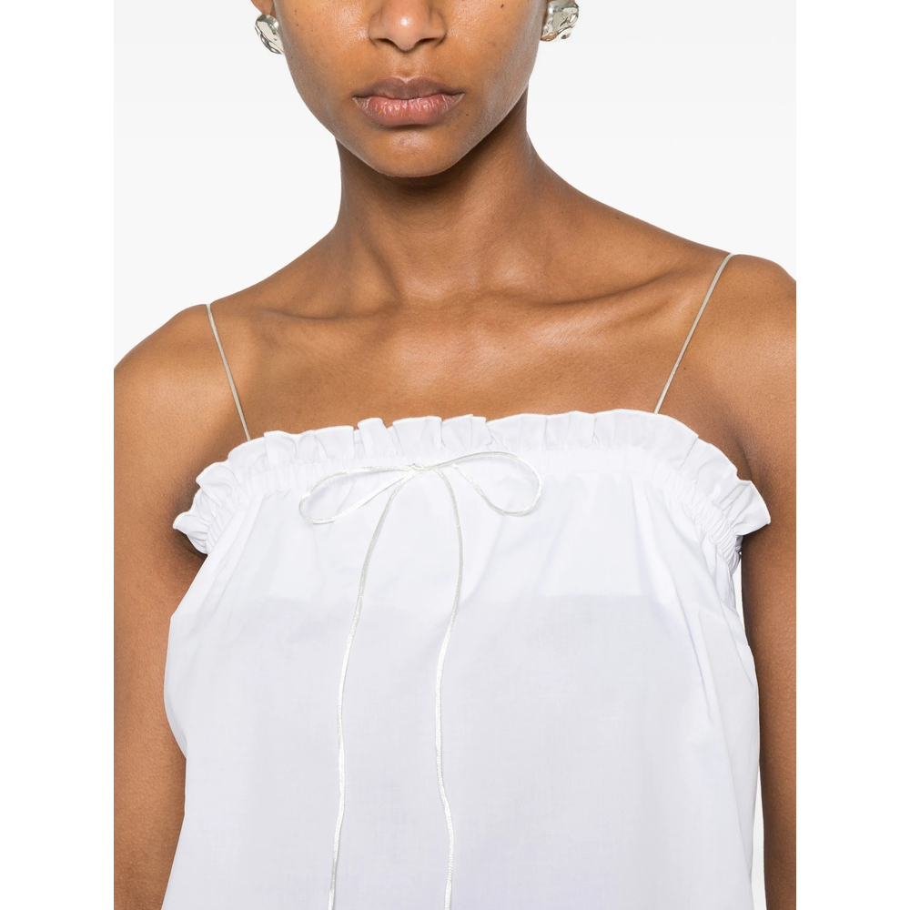 [THE NINA STUDIO] T-shirts Sleeveless SS26 N2747  WHITE