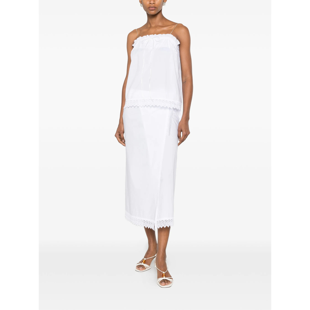[THE NINA STUDIO] T-shirts Sleeveless SS26 N2747  WHITE
