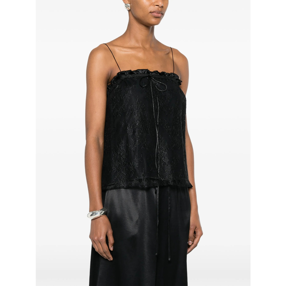 [THE NINA STUDIO] T-shirts Sleeveless SS26 N2741  BLACK
