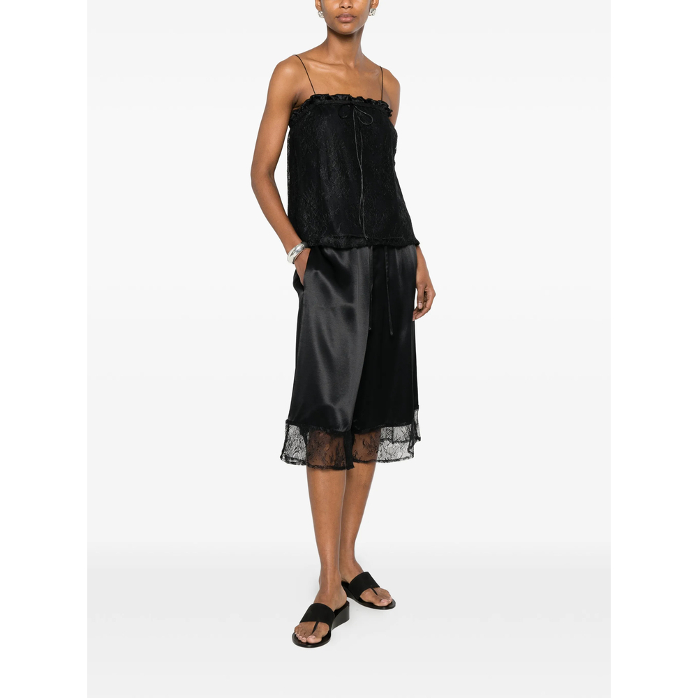 [THE NINA STUDIO] T-shirts Sleeveless SS26 N2741  BLACK