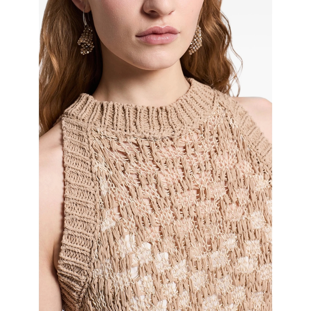 [Peserico] Sleeveless dress SS26 A82140F03 9308B 46B