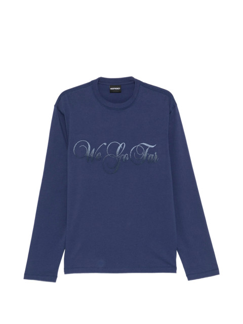 [Madfrenzy] T-shirts Long Sleeve SS26 WE GO FAR LONGSLEEVE