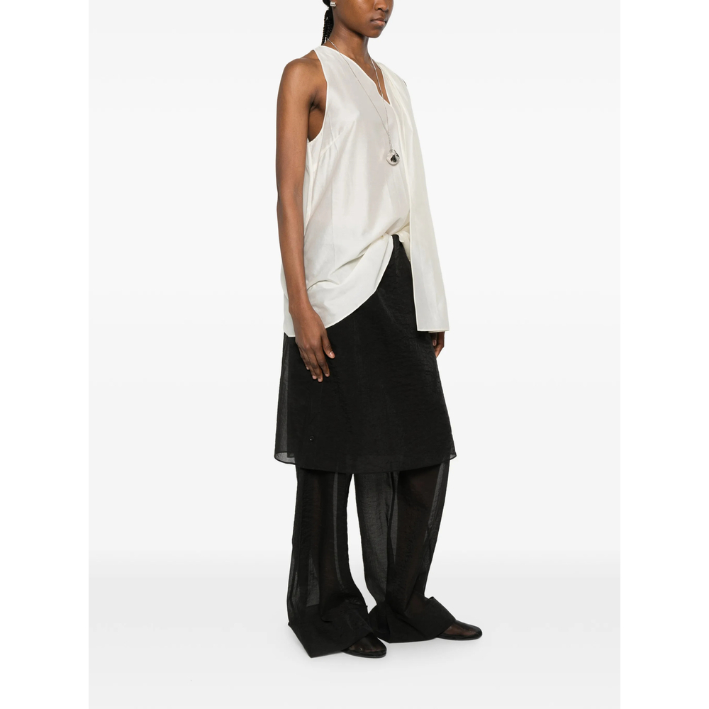 [Viktoria Chan] Trousers SS26 SS26138BL  BLACK