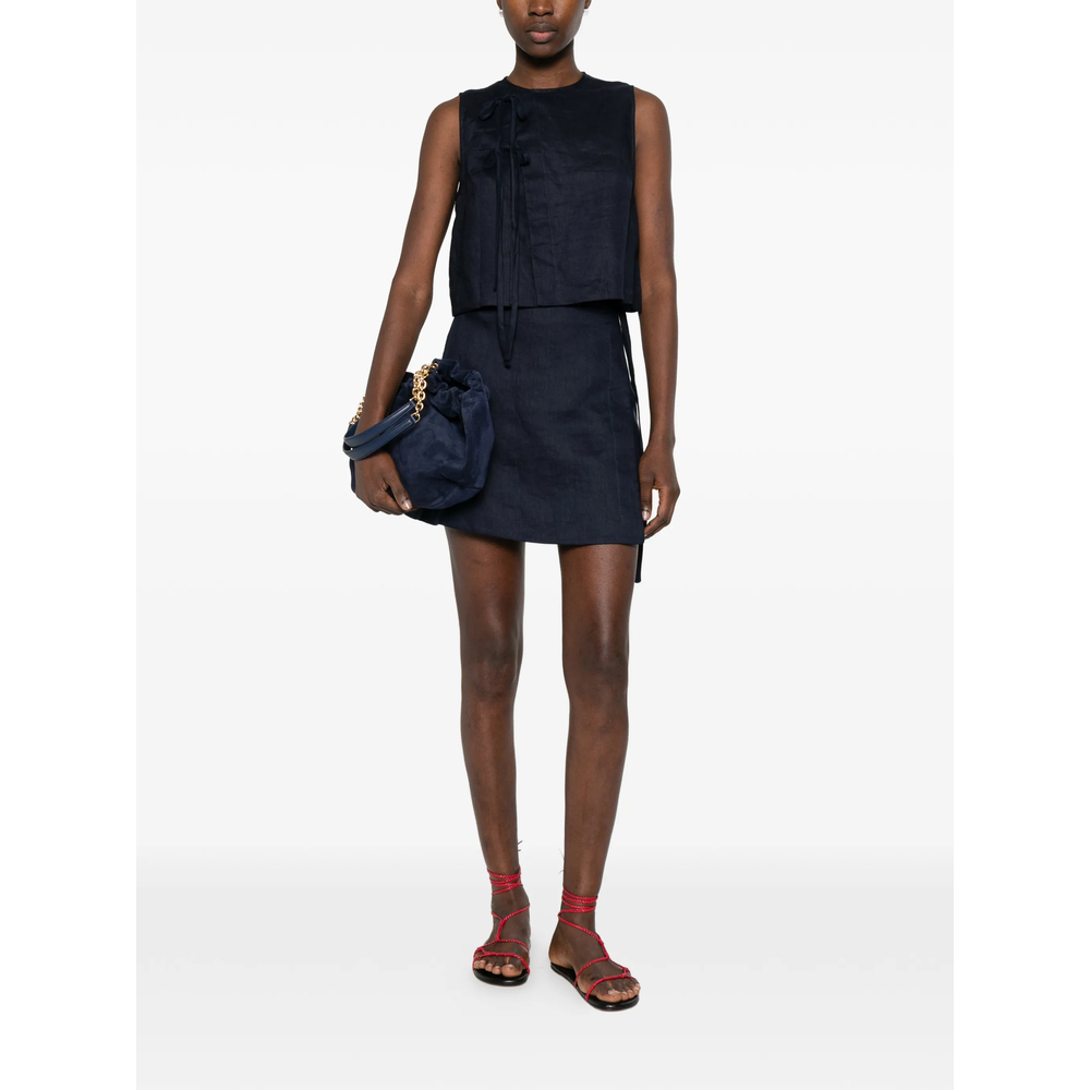 [Bondi Born] Mini skirt SS26 SK50011DL LEIDEN NVY