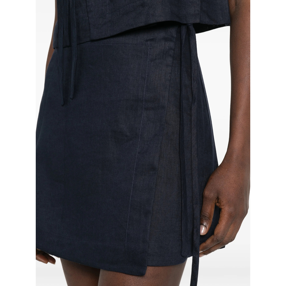 [Bondi Born] Mini skirt SS26 SK50011DL LEIDEN NVY
